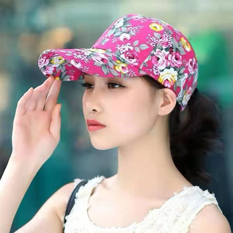 Baseball Cap Floral for woman